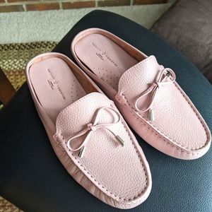 8.5 Mercanti Fiorentini Ballet Pink Loafer Slides